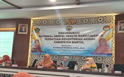 MTs N 5 Bantul Ikuti Psikoedukasi Maternal Pertemuan Rutin DWP Kemenag Kabupaten