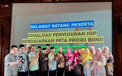 Pokja KTU Kabupaten Bantul  Menyelenggarakan Sosialisasi Penyusunan SOP